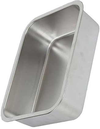 MAGICLULU Assiette À Dîner En Acier Inoxydable Dune Capacité De 5 L Plateau De Service À Rebord Assiette De Service Pour Aliments Usage Domestique Et Commercial