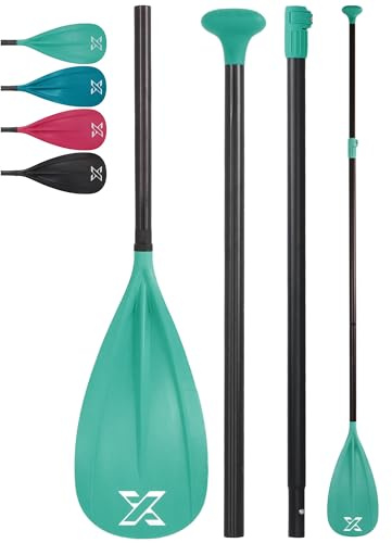ZLX Remo Paddle Surf Ajustable 2 en 1, Sup Paddle Convertible a Kayak, Aluminio Ligero, 3/4 Piezas Desmontables, Alta Resistencia para Stand Up Paddle y Deportes Acuáticos