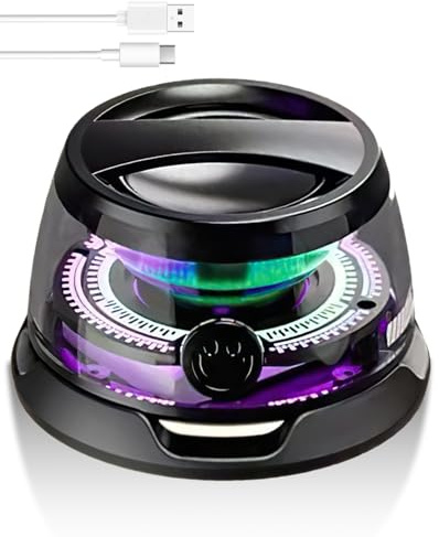 TIANXUAN G200 - Altavoz Bluetooth magnético pequeño para teléfono inalámbrico, portátil, soporte compacto con IP67 resistente al agua para ducha, cocina, viajes al aire libre, regalo de golf (negro)