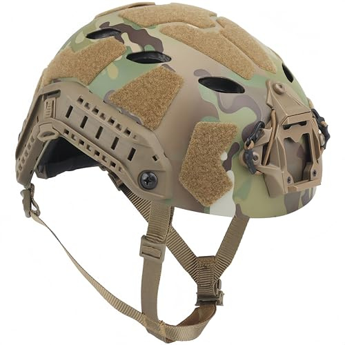 Taktischer Fast-Helm Leichter Schutzhelm SF S.uprt High Cut Helm Paintball Airsoft Nachtsichtgerät (CP)