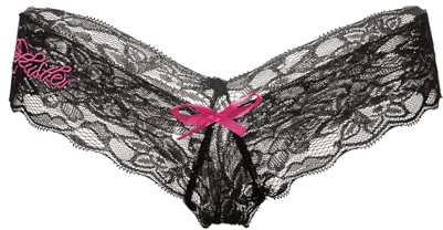 VicSec Women Lace Thong Sexy Panties V Cheeky Underwear Sheer Mesh Briefs | Floral Low Rise Knicker Tanga Bowknot See Through Bikini Hipster Gift for Valentine