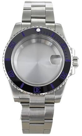 1st 40 mm SUB GMT Keramisk Insert Glide Lock Spänne Klockfodral for NH34 NH35 NH36 NH38 Movement Oyster Armband(Style 75)