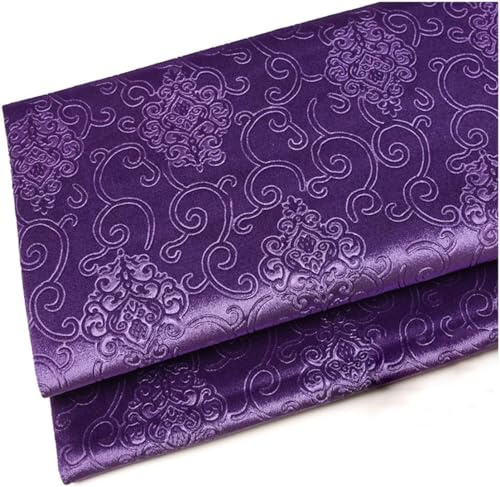 Lnn Velvet Fabric Flower Pattern 145x100cm Decorative for DIY Crafts, Home Decor for Dressmaking, Art & Craft, Sewing