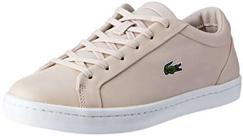 Lacoste Straightset Lace 317 3, Damen Trainer Low, Pink (Lt Pnk), 36 EU