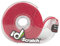 ID-SCRATCH - Bande Auto-Agrippante Prédécoupée, Rouge, 2m/2cm
