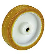 Wicke | Polyurethan-Reifen auf Polyamid-Felge | Gleitlager | Rad-Ø x Breite 100 x 35 mm