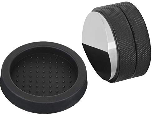 scarlet espresso | Distributor »Grande DUO« für Barista; zur perfekten Extraktion mit Siebträgermaschinen; schwere Ausführung (Set: 58,5 mm & Tamperablage)