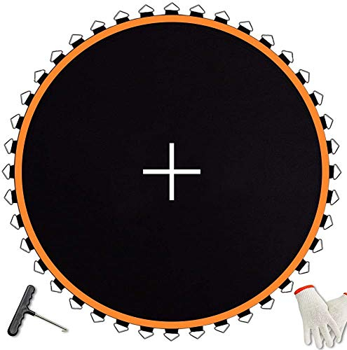 JumpTastic Trampolinmatte, 322,6 cm, passend für 3,6 m Rahmen mit 14 cm Feder (ohne Feder, Mattendurchmesser: 322,6 cm)