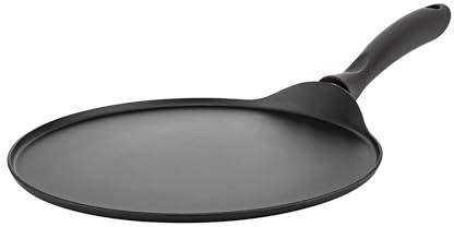 Hascevher Teflon Classic Nonstick 7 Inch Crepe Pan, Griddle Cookware CR7 Black