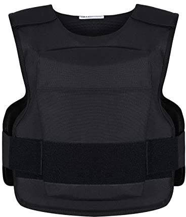 SafeGuard Clothing Men's Cordura Level II + Stab Level 1 Overt Vest - Black