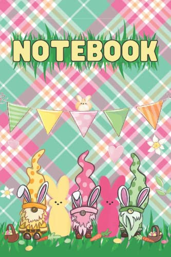 Easter Notebook for Kids: Easter Knome Gift, Easter Gnome