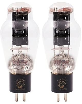JINGERL WE300B Röhren Vakuumröhre for elektronische Röhrenverstärker HiFi Audio Amp ersetzt 300B Original Exact Match Original (Color : 2pcs Matched Pair)