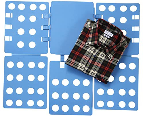 Cabilock Planche à Plier pour Chemises Plieuse De Vêtements Plieuse De Linge Et Pantalons Organiseur De Tableau avec Pinces pour Adultes Facile Et Rapide