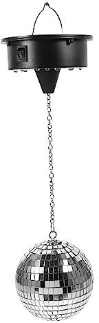 Angoily Disco Licht Spiegelkugel Mit Rotationsspotlight Musikgesteuerte Partybeleuchtung Für Ktv Und Zuhause