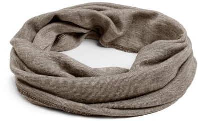 Engel Natur Schlauchschal, 70% Wolle, 30% Seide, für Damen und Herren (Walnuss)