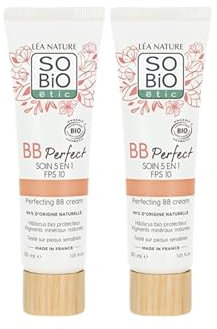 LEA NATURE SO Bio etik | BB Creme 5-in-1 zertifiziert Bio | Perfect | Klar | spendet Feuchtigkeit | vereinheitlicht | glättend | schützt die Haut | Bio Hibiskushydrolat | LSF 10 | Vegan | Made in