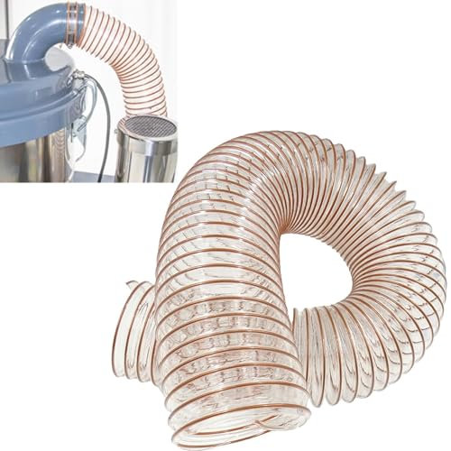 WDFYM 2mm Absaugschlauch Saug-Druckschlauch PU-Spiralschlauch Absaugung Förderschlauch Standard(Dia-1.0inch(25mm))