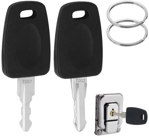 2 Pièces Clés Compatibles Pour TSA, 007&002, Clé de Voyage, Pour Valise CléS de Verrouillage Tsa Bagages, Clé de Secours pour Cadenas Valise Cadenas Tsa Valise Avion, Multifonctionnelle Universelles
