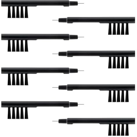 8 Stück Hörgeräte Reinigungsset Reinigungsbürste für Reinigungswerkzeuge Hörgerät Reiniger Zubehör Reinigung Hörverstärkerbürsten Hörgerätebürsten Hearing Aid Cleaning Brush Kit für Hörgeräteträger