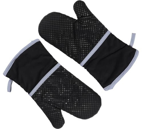 BESTYASH 1pc High Temperature Insulation Silicone Bbq Glove Heat Resistant Oven Gloves for Cooking Baking Grilling Easy to Clean Non Slip Grip for Mother Day Housewarming