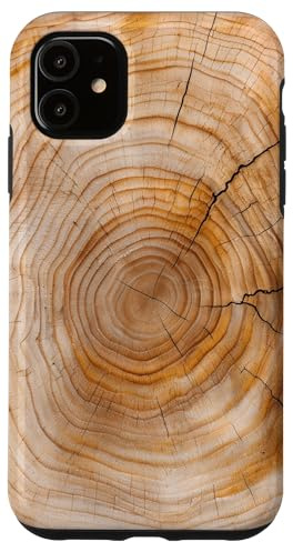 Motif Grain de Bois et Tronc d'arbre Coque pour iPhone 11