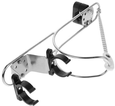 ifundom Stainless Steel Lifebuoy Bracket Durable Life Ring Holder for Boat Kayak Easy Installation Secure Ring Storage Rack for Swimming Buoy