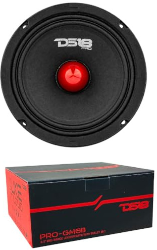 KIT SET PER DS18 PRO-GM6B, 1 midrange altoparlante da 16,5 cm 165 mm 6,5 di diametro, 140 watt rms 480 watt max, 8 ohm, sensibilità 93 db, per casa, 1 pezzo