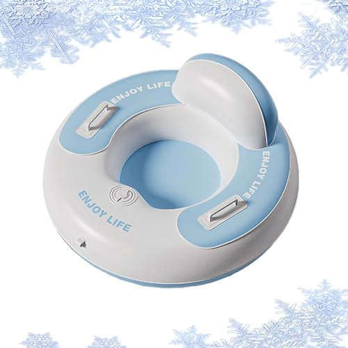 Schneerutsche, Spielzeug für den Winter, aus verstärktem aufblasbarem PVC, mit einem Griff – für Erwachsene, Familie, Outdoor, Garten und Sport