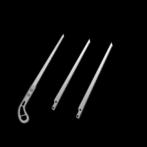 Cocktail saw hand saw, express three-sided grinding small SK5 alloy steel high toughness, garden trimming woodworking DIY tool, portable branch (with protective cover)