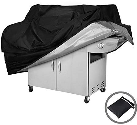 Barbecue Cover - Heavy Duty Waterproof Gas BBQ Grill Cover - 210D Oxford Fabric, Indoor Outdoor Rain Dust Protection with Storage Bag