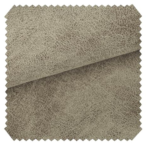 novely® exquisit ETERNITY Vintage Polsterstoff - Antiklederoptik Möbelstoff - Schwer entzündbares Velours-Kunstleder - Pflegeleichte Meterware 1lfm | Farbe: 01 Beige