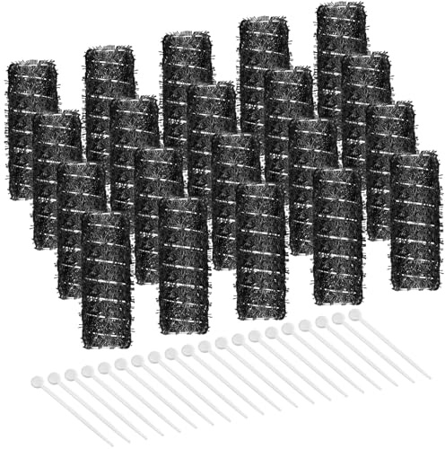 Willbond 20 Pcs Vintage Hair Rollers 2.5 x 0.7 Small Brush Rollers with Picks Black Wire Mesh Curlers Flexible Locking Pins for Women Thin Short Hair Curls Styling Waves Traveling Daily Salon