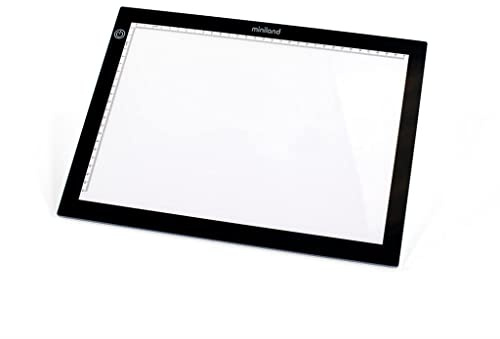 Miniland Light Pad LED Tafel, Leuchttisch, Lichtplatte, Größe A4 95100