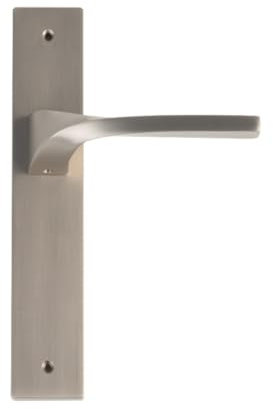 AZERODESIGN- Manillas Puertas Interior- Manetas Puertas Interior Casa- Juego Manillas Puerta Madera- Zamac -Manivela Roseta Especial de 70x50mm (Placa Larga)