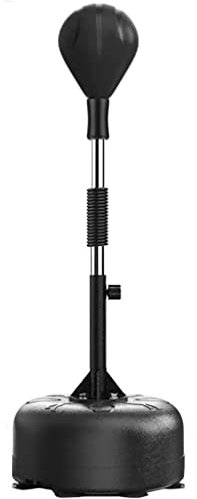 WJFTODAY Box-Speedball, Reflexball mit Ständer, höhenverstellbarer freistehender SpeedtraBox-Speedball, Reflexball mit Ständer, höhenverstellbarer freistehender Speedtrainer mit massivem Punchingball