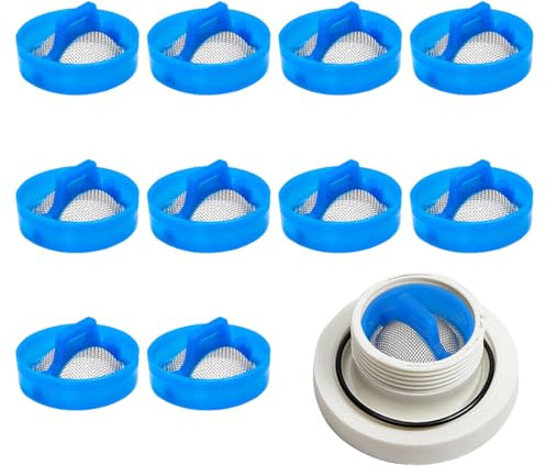 SIRLOMU 20 Pezzi Valvola di Ingresso Lavatrice, Filtro Lavatrice, Valvola di Ingresso Acqua, Tubo Filtro Lavatrice, Accessori Lavatrice, Filtro con Cestello, Filtro Tubo Lavatrice