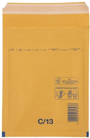 VEPATIM 100 BUDGET Luftpolstertaschen 3/C-13 150x215mm braun