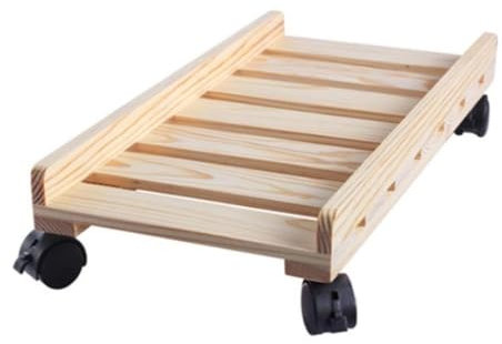 XUEQIZHENG Cpu Stand With Wheels Rolling CPU Stand with Locking Caster Wheels Mobile Desktop PC Host Case Cart Floor CPU Holder Under Desk Pc Case Stand