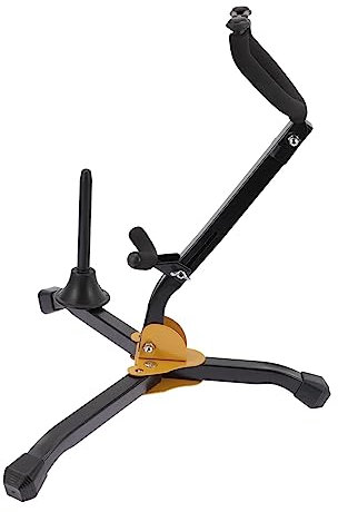 Homoyoyo Tragbarer Faltbarer Altsaxophonständer Aus Solidem Eisen Mit Schützendem Schwamm Für Musiker Und Saxophonisten