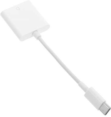 Uonlytech Lettore Di Schede Type-c Portatile Adattatore a Slot Singolo in Pvc, Trasferimento Dati Ad Alta Velocità Per Telefoni, Tablet e Fotocamere, Compatibile Dispositivi Mobili