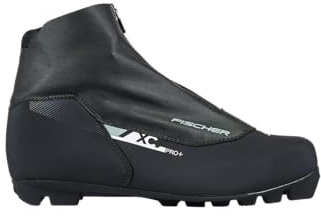 Fischer XC Pro+ Mens Cross Country Ski Boots (Black, 41)