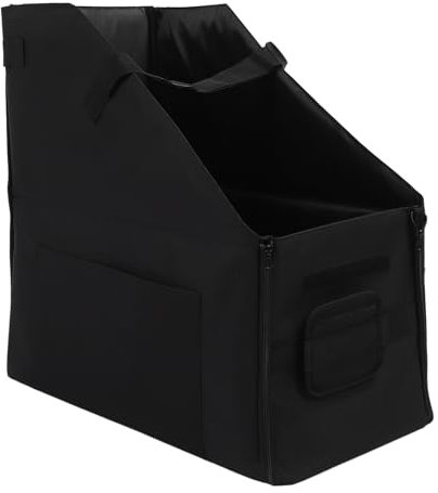 Tomotato Boîtier de Rangement Vertical pour Vélo Pliant, Boîte de Stockage pour Coffre de Voiture Économisant l'Espace avec Poignée Confortable et Fermeture Éclair Sécurisée pour T