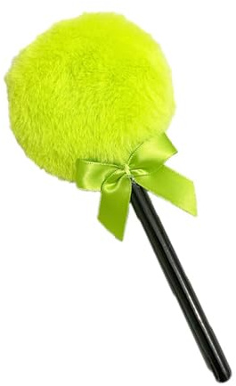 Poudre souple en forme de sucettes pour le corps - Maquillage cosmétique portable avec long pour poudre corporelle - Maquillage doux avec long applicateur en forme de sucettes