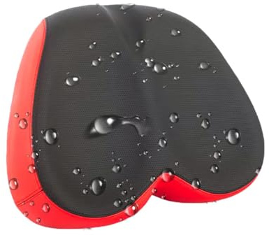 Sitzkissen – Großer Fahrradsattel, weich gepolsterter Sitz, breite Unterstützung, ergonomischer Schaumstoff-Komfort-Ersatz, extra dicke Rückenlehne, Upgrade für Training, stationäres Spin Cruiser