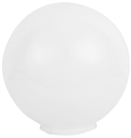 HONITANO Pantalla Lámpara Acrílico Redonda Protector Decorativo para Lámparas Exteriores sin Base Accesorio para Luminarias de Jardín