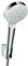 hansgrohe Crometta Duschhalterset, mit Duschschlauch, 1,25 m, Weiß/Chrom