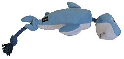 Glory hundplyschleksak – storlek 55 cm – Clint plyschleksak – hundleksak – ljudfylld – mjuk textur – robust material – perfekt för medelstora/stora hundar – blå
