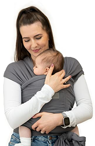 MABYEN Baby Tragetuch Neugeborene | Babytrage für Neugeborene ab Geburt - Elastisches Tragetuch Baby - Baby Trage mit praktischer Aufbewahrungstasche - Stärkt die Bindung zwischen dir und deinem Baby