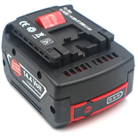 Compatible with Bosch 14.4 Volt Battery Lithium ion 4.0Ah 4000mAh Perfectly Replacement Batteries 14.4V Cordless Drills Chainsaws Reciprocating Saws Circular Saws Power Tools Battery