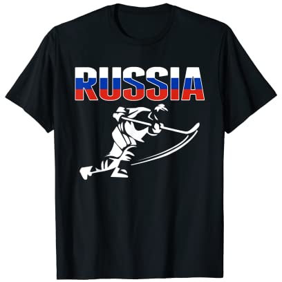 Russland Eishockey-Liebhaber Trikot – russische Hockey-Team-Fans T-Shirt